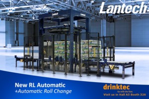 <em><u>Automatic Stretch Wrapper </u></em><strong>Lantech </strong>op drinktec