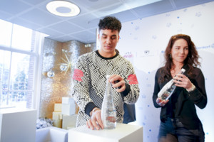 <em><u>evian Limited Edition </u></em>X Chiara Ferragni X Bas Verdonk