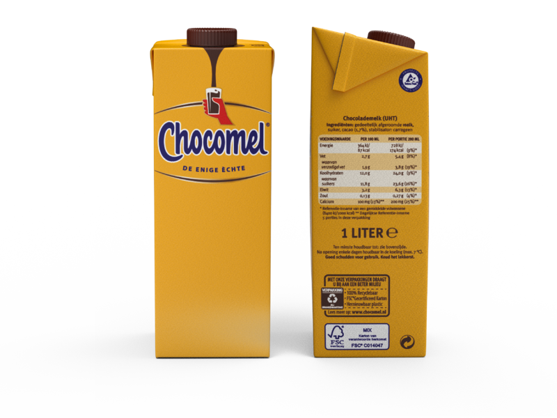 Chocomel nu met bio-based drinkpak van Tetra Pak