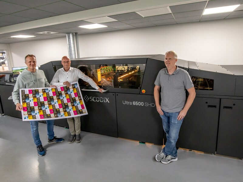 Deltabach heeft de eerste Scodix Ultra 6500 SHD op B1-formaat in de Benelux