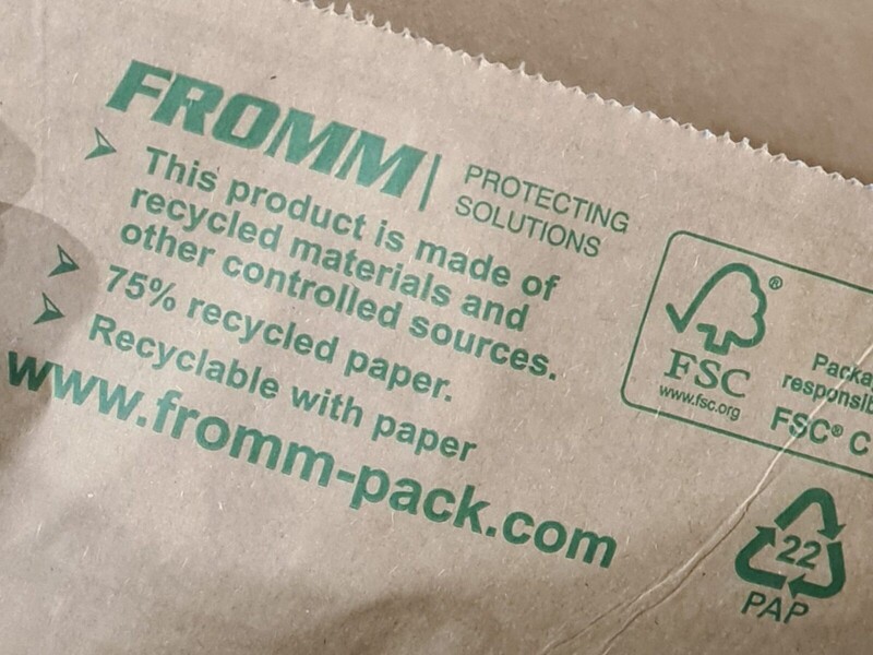 FROMM deelt kennis: duurzaam verpakken en opvullen met papier