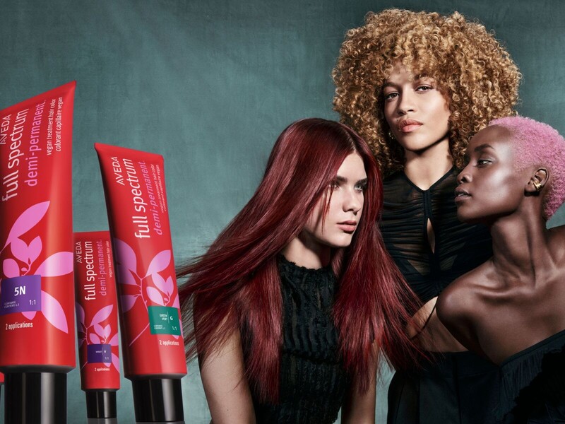 Ontdek de nieuwe Aveda Full Spectrum Demi-Permanent™ Vegan Treatment Hair Color
