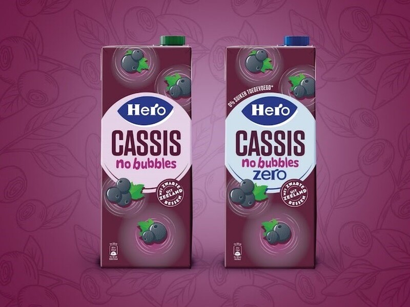 Hero Cassis voor het eerst in kartonnen verpakkingen