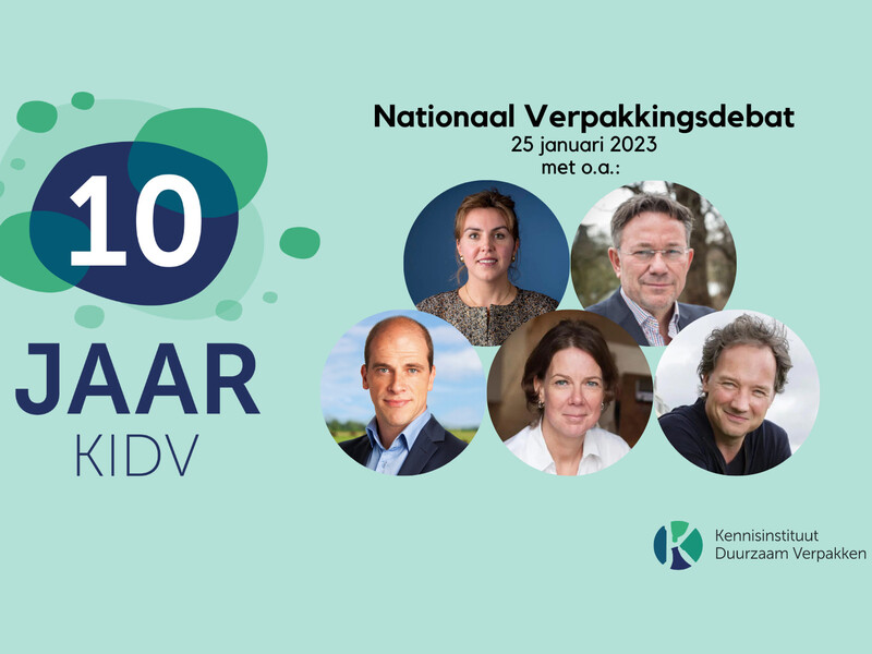 KIDV viert tienjarig jubileum met Nationaal Verpakkingsdebat
