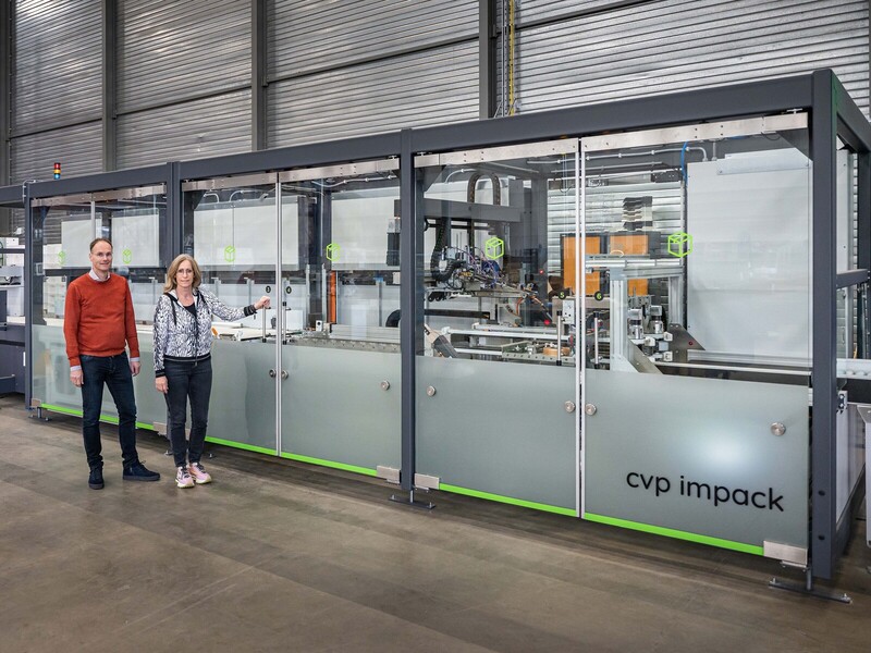 Warehouse De Wit Schijndel uitgebreid met automatische verpakkingsmachine van Sparck