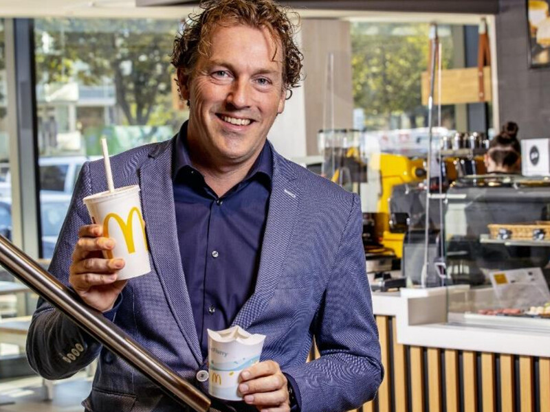 McDonald’s vervangt plastic rietje en plastic McFlurry-deksel