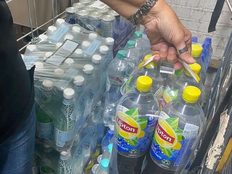 Grootverpakkingen drinken zonder handgreep