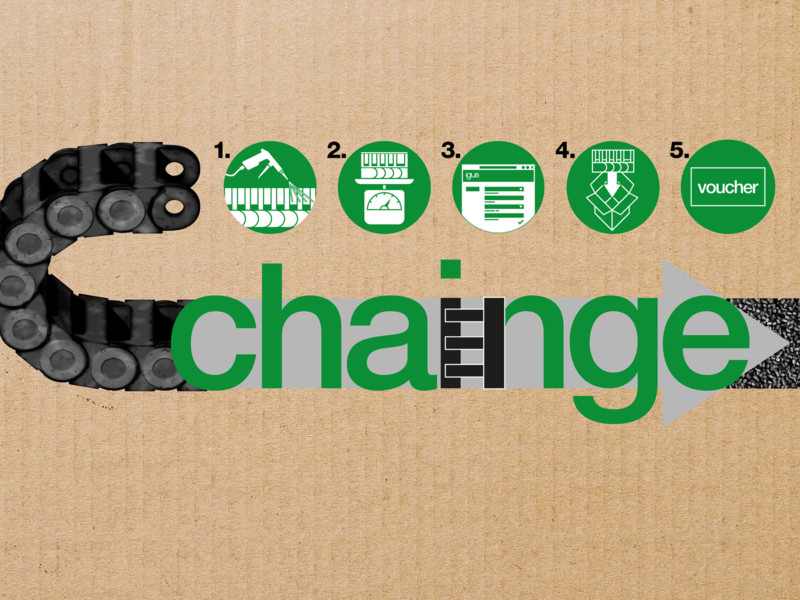 Recycling-programma voor kabelrupsen