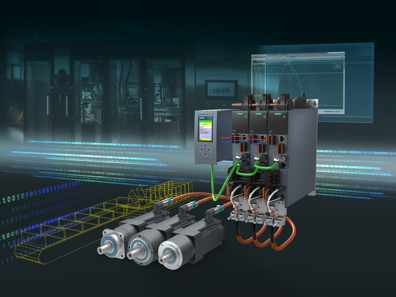 Nieuwe Siemens-servomotor in hygiënische behuizing